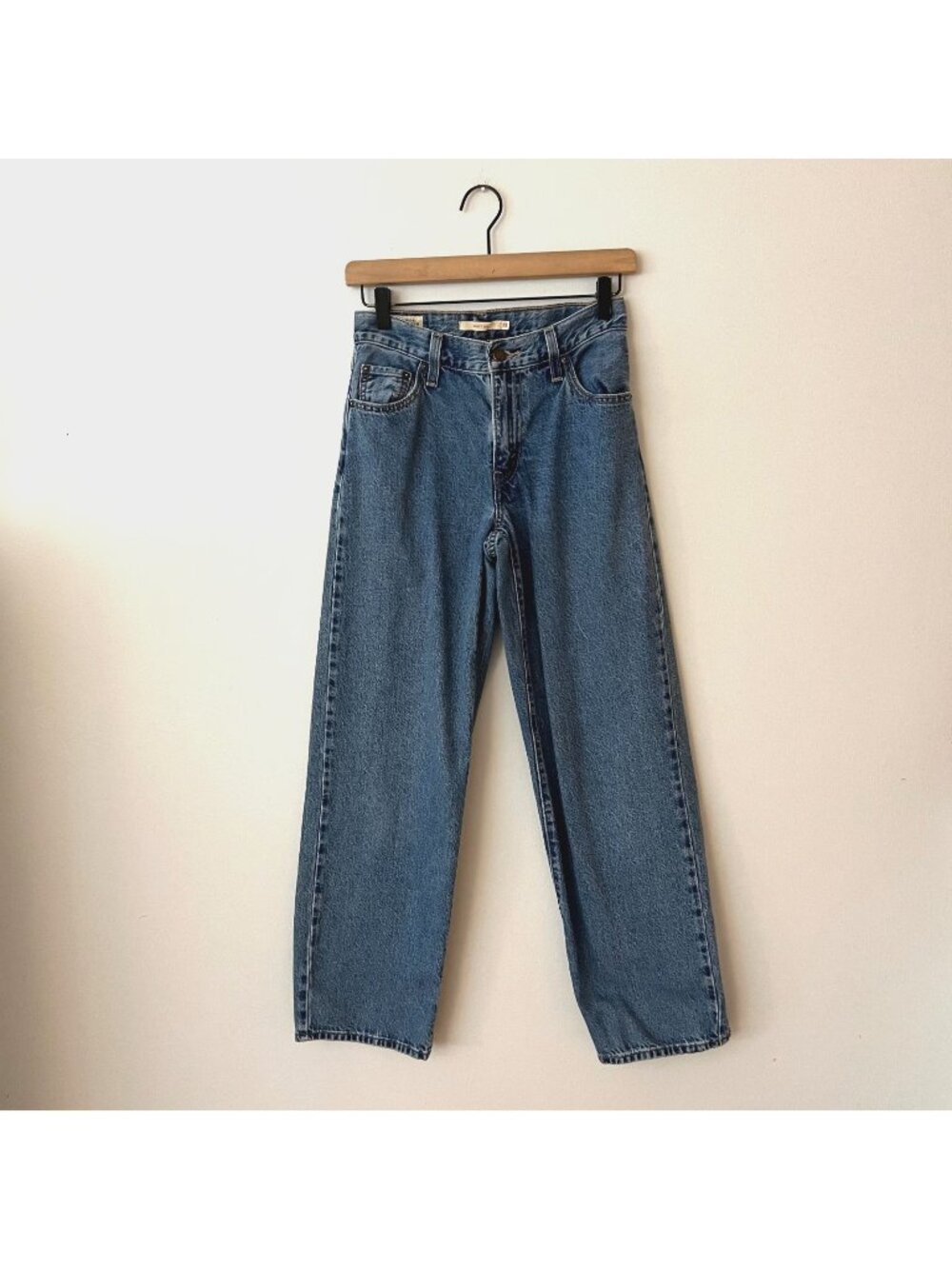 Levi's Premium Baggy Dad Jeans Medium Wash Women's Size 23